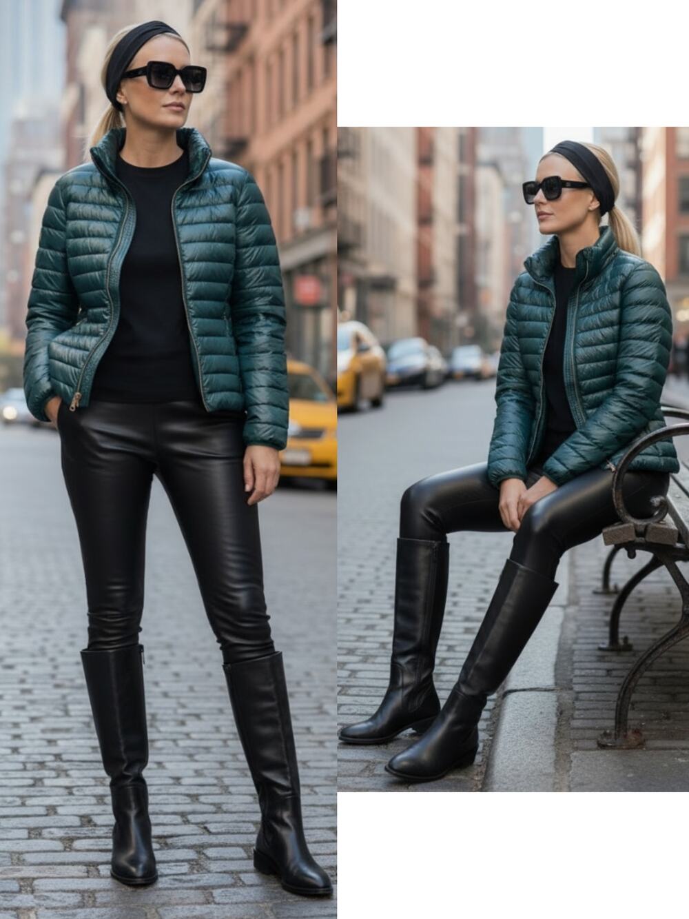 KATE SPADE NWT COAT XL GREEN SHORT PACKABLE DOWN JACKET HOODED PUFFER MINIMALIST